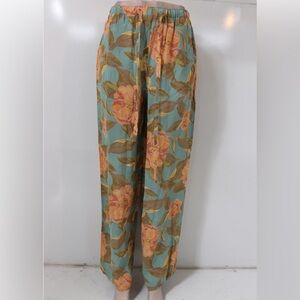Carole Little Multi Floral High Waisted Casual Pants Women's SZ.10 N.W.T.